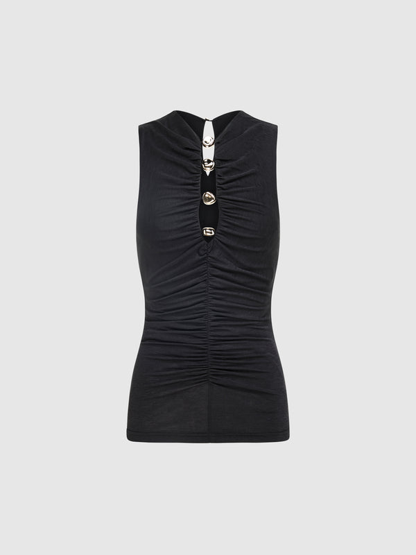 SHEIKE Harley Top Black 1007862 Ghost Image