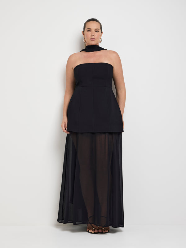 Size16 SHEIKE Marissa Dress Black 1007865 Front Image