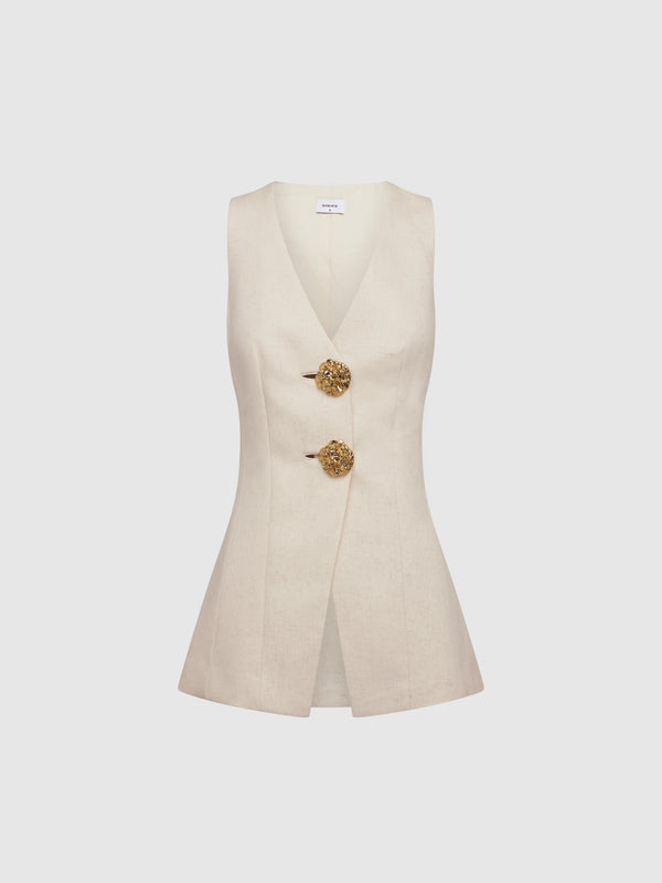 SHEIKE Liaison Vest Ecru 1007872 Ghost Image