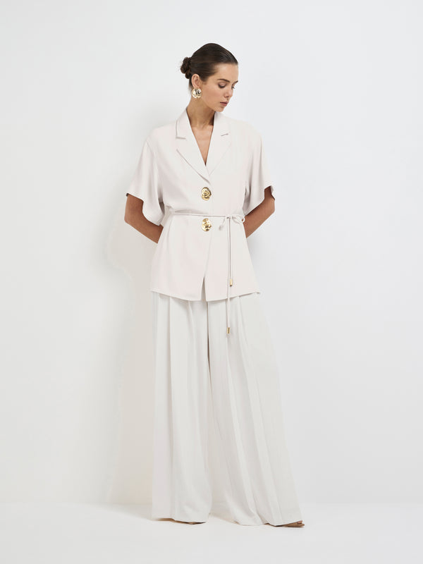 SHEIKE Adele Pant Ivory 1007802 Front Image Styled