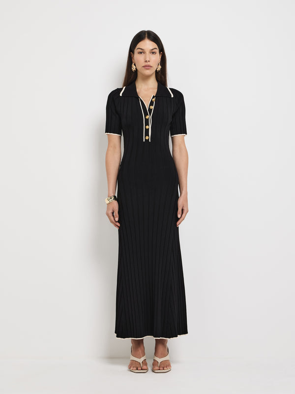 Size6 SHEIKE Bambi Midi Dress Black 1007879 Front Image