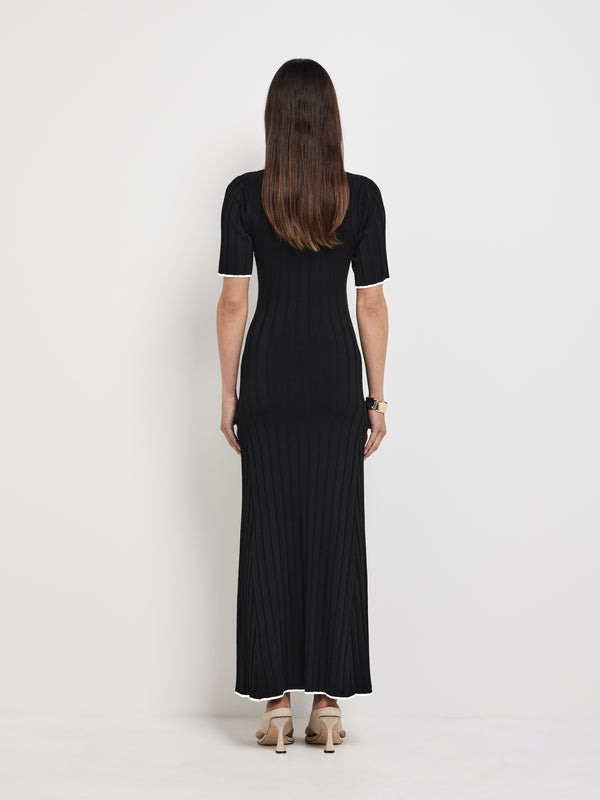 SHEIKE Bambi Midi Dress Black 1007879 Back Image