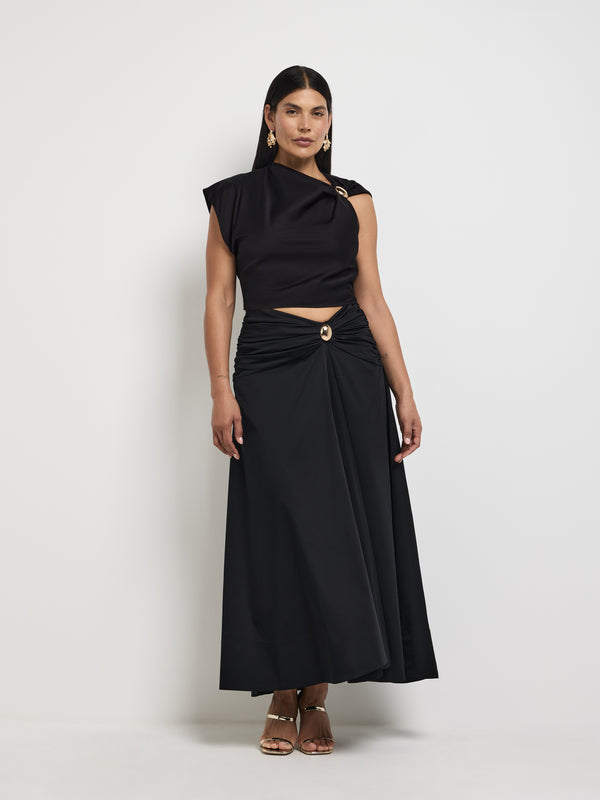 Size12 SHEIKE Olivia Skirt Black 1007889 Front Image