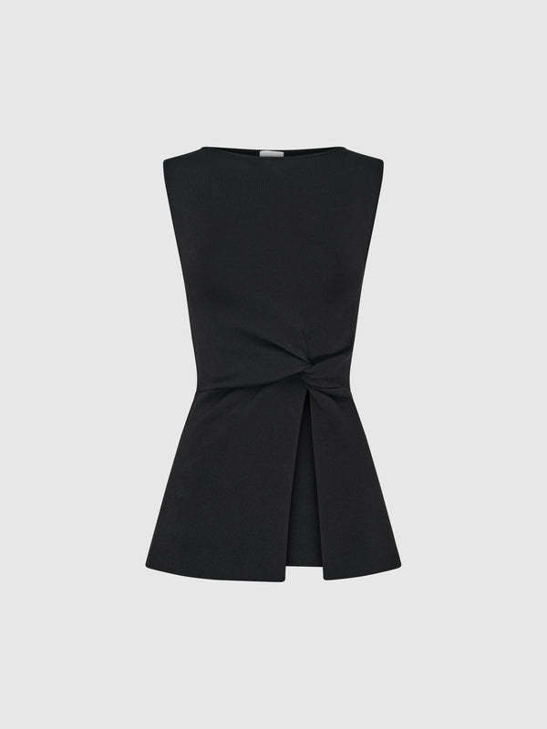 SHEIKE Maci Knit Top Black 1007891 Ghost Image