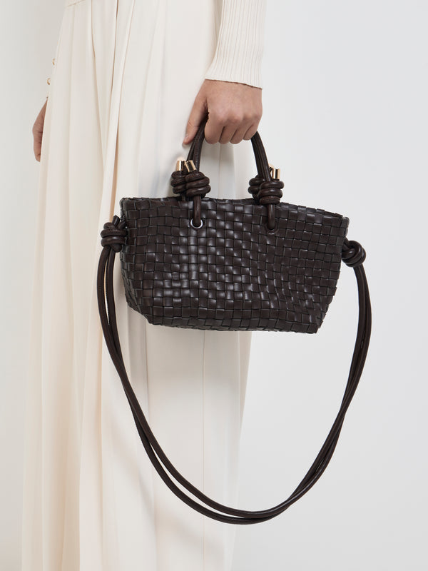 SHEIKE Jardan Bag Chocolate 1007913 Model Image