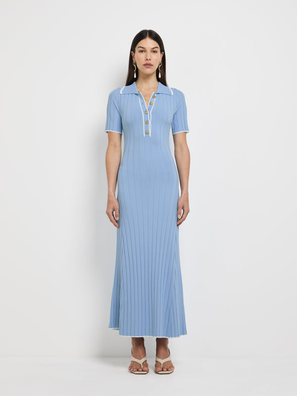 Size6 SHEIKE Bambi Midi Dress Blue 1007919 Front Image