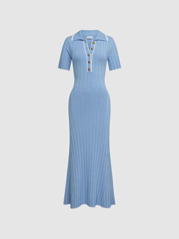 SHEIKE Bambi Midi Dress Blue 1007919 Ghost Image