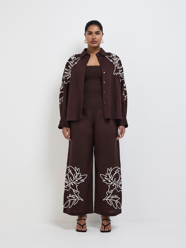 Size16 SHEIKE Jardan Shirt Floral 1007842 Front Image