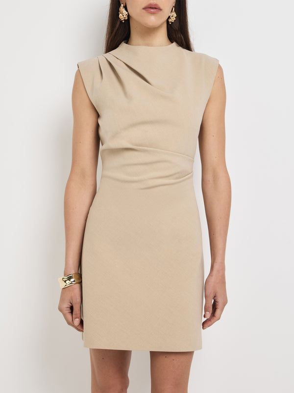 SHEIKE Elle Mini Dress Sand 1007925 Detail Image