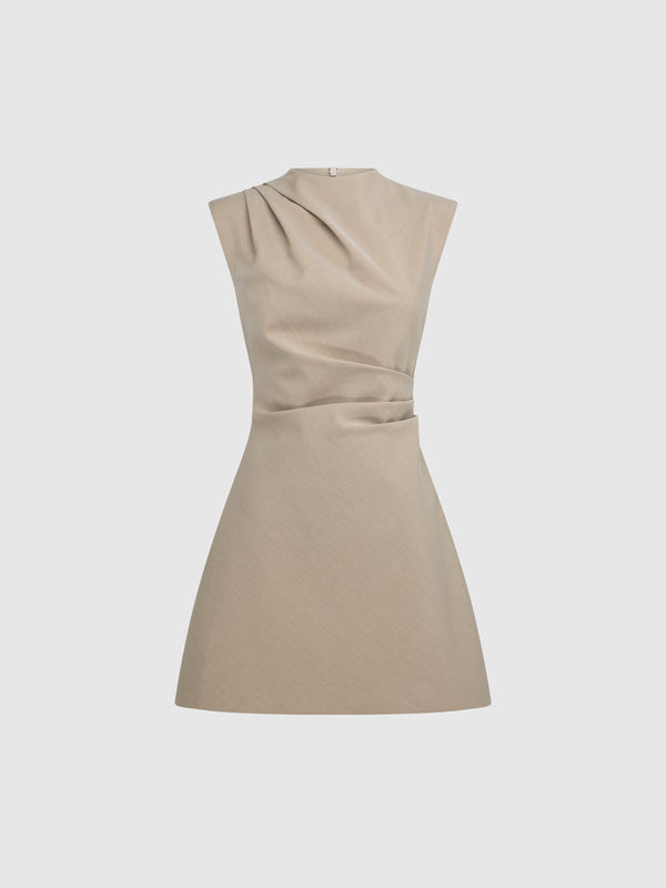 SHEIKE Elle Mini Dress Sand 1007925 Ghost Image