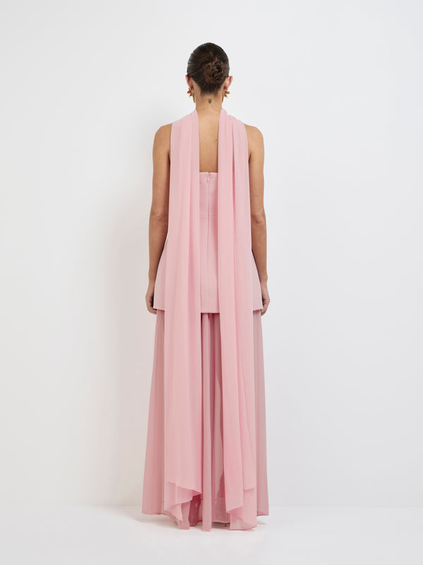 SHIEKE Marissa Dress Pink 1007926 Back Style Image