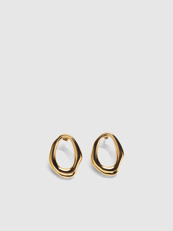SHEIKE Celine Earrings Gold 1007931 Ghost Image