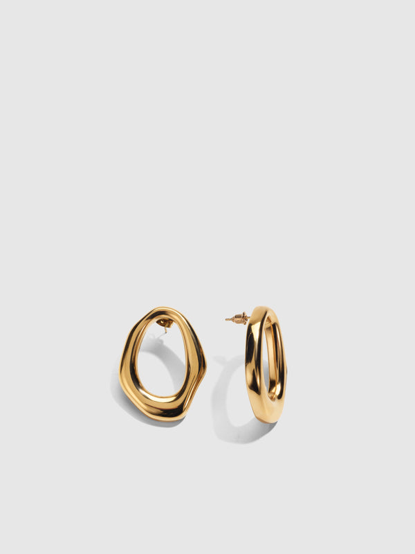 SHEIKE Celine Earrings Gold 1007931 Detail Ghost Image