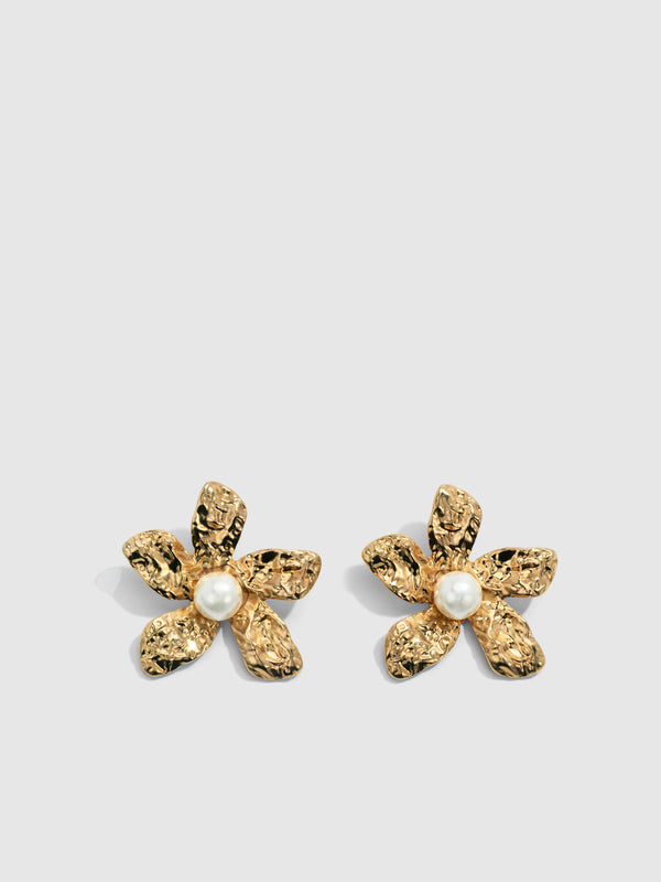 SHEIKE Poppy Earrings Gold 1007951 Ghost Image
