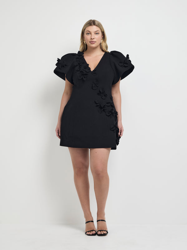 Size16 SHEIKE Michelle Mini Dress Black 1008001 Front Image