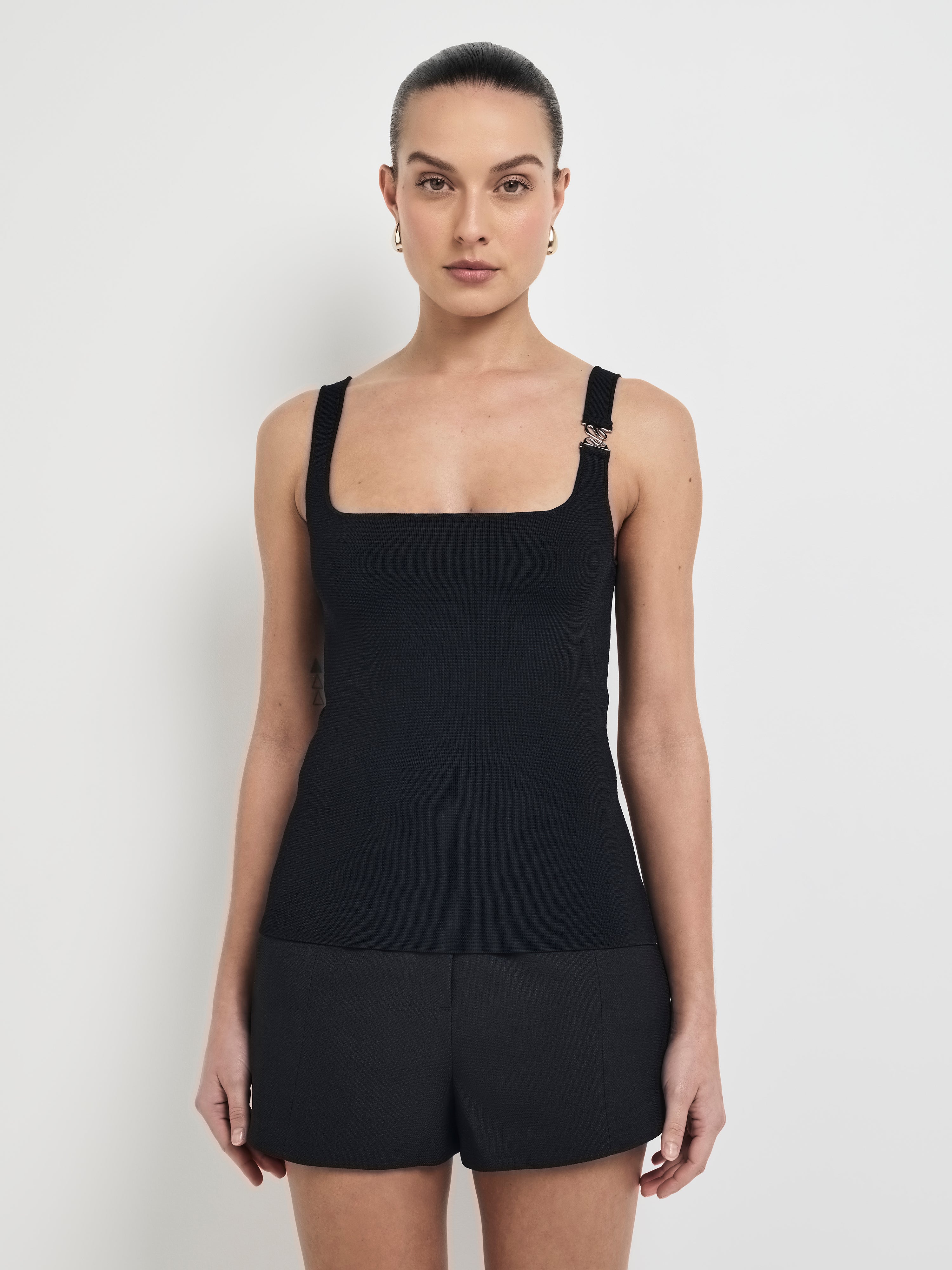 Nicolette Knit Top Black | Basic Cami | SHIEKE – SHEIKE