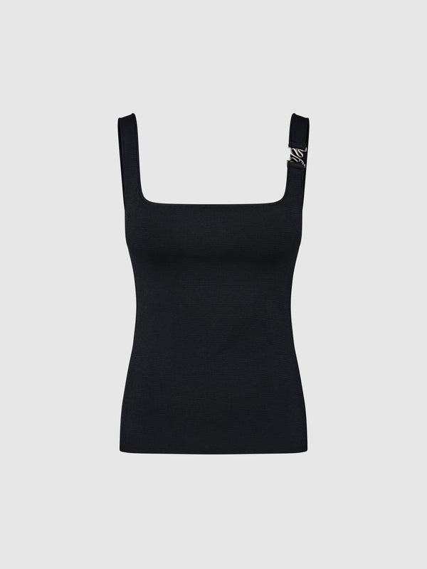 SHEIKE Nicolette Knit Top Black 1008020 Ghost Image