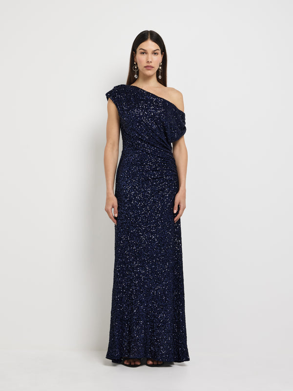 Size6 SHEIKE Martina Maxi Dress Navy 1008026 Front Image