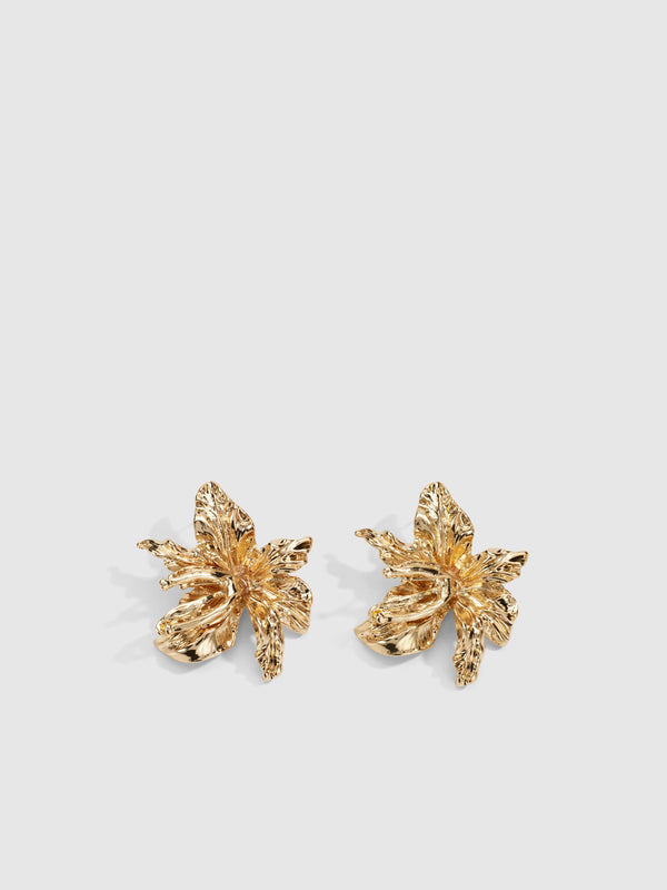 SHEIKE Poppy Earrings Gold 1008037 Ghost Image