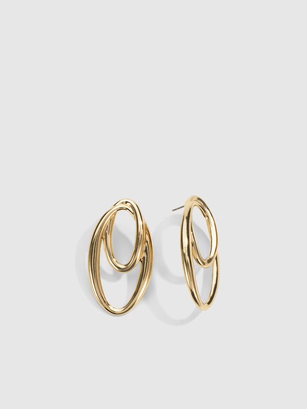 SHEIKE Clara Earrings Gold 1008043 Detail Ghost Image