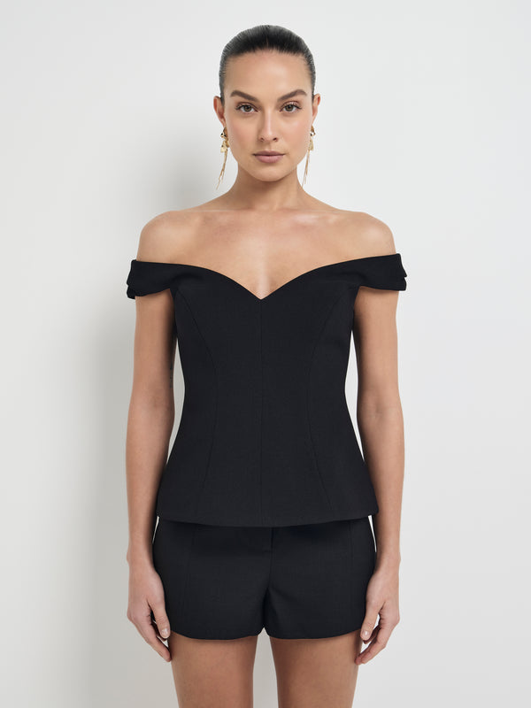 Size8 SHEIKE Noelle Top Black 1008049 Front Image