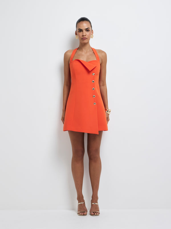 Size8 SHEIKE Elle Mini Dress Orange 1008061 Front Image