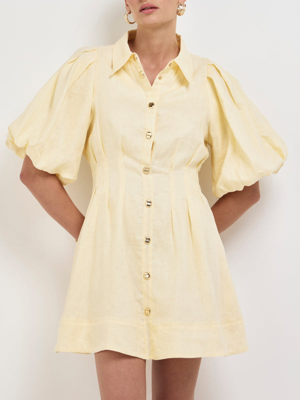 SHEIKE Elisa Mini Dress Limoncello 1008067 Close Up Image