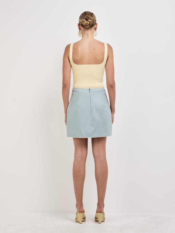 SHEIKE Romy Beaded Skirt Blue 1008080 Back Image