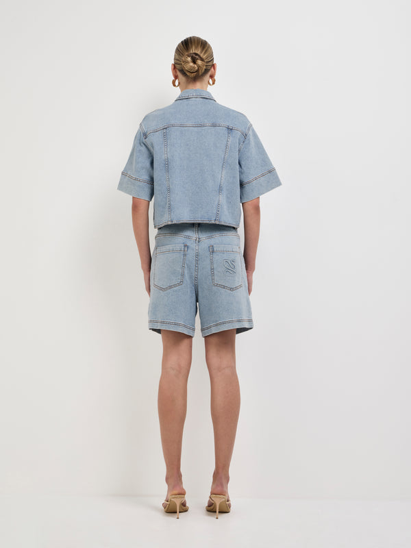 SHEIKE Emma Shirt Blue 1008082 Back Image