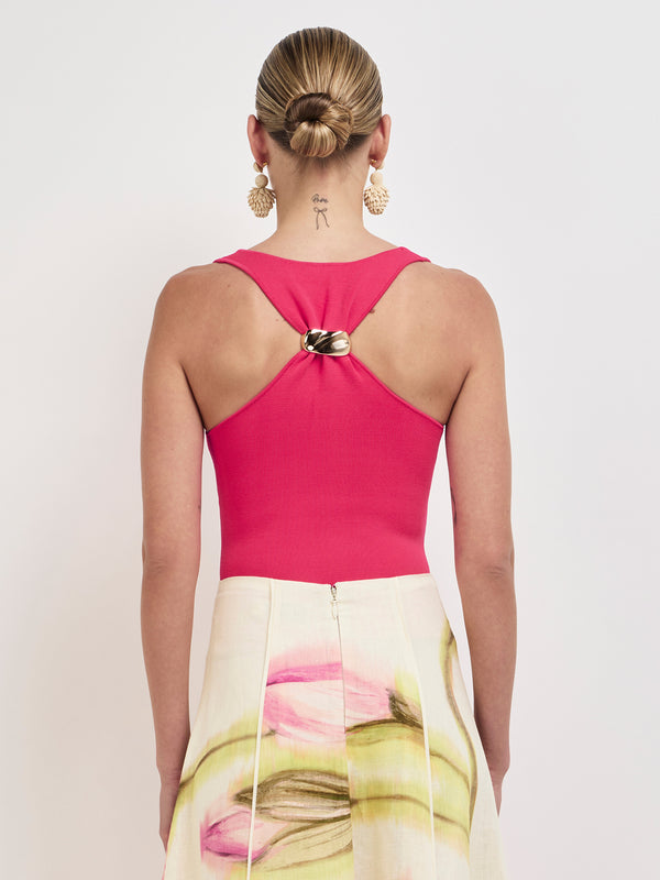 SHEIKE Leilani Top Raspberry 1008090 Detail Back Image