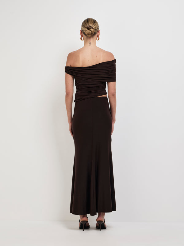 SHEIKE Marta Skirt Brown 1008098 Back Image