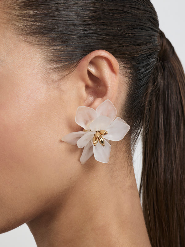 SHEIKE Alica Earrings Gold 1008102 Model Image