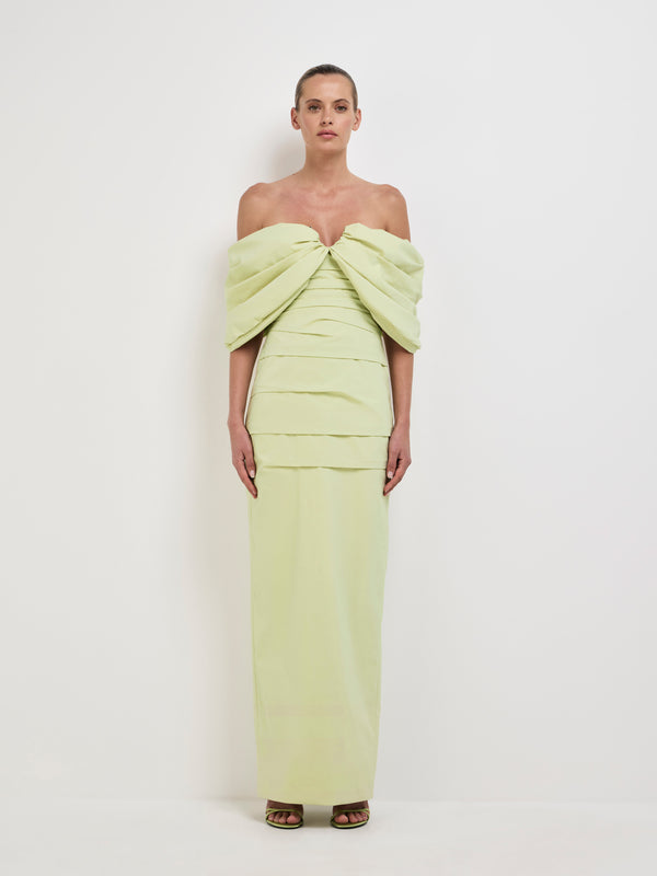 SIze8 SHEIKE Camilla Maxi Dress Green 1008144 Front Image