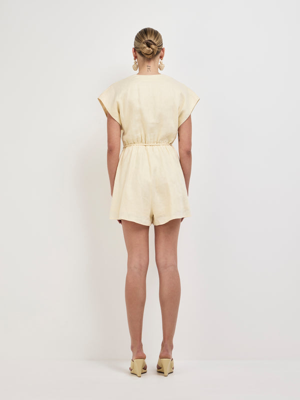 SHEIKE Nadina Playsuit Limoncello 1008145 Back Image