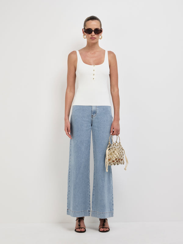 SHEIKE Tate Knit Top White 1008147 Front Image