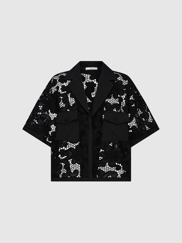 SHEIKE Spring Romance Shirt Black 1008148 Ghost Image