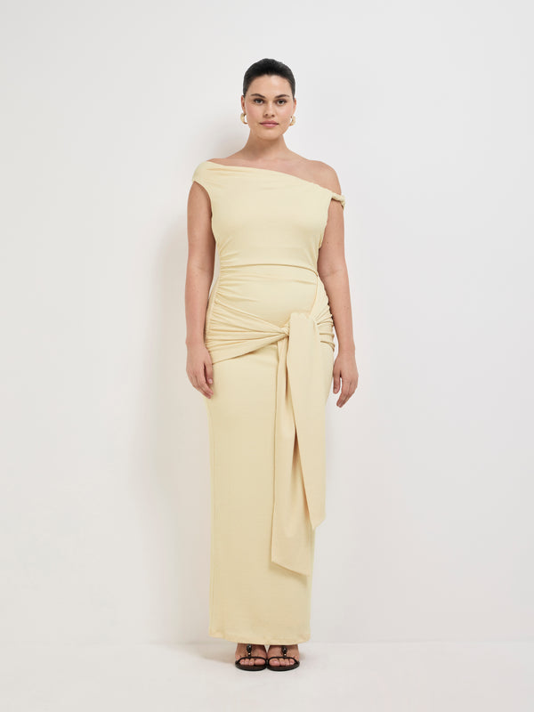 Size12 SHEIKE Olivia Maxi Dress Limoncello 1008152 Front Image