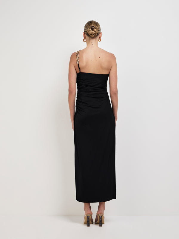 SHEIKE Zimi Midi Dress Black 1008161 Back Image
