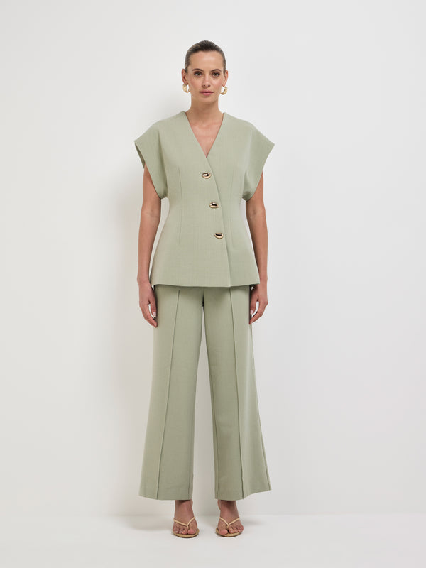 SHEIKE Harper Pant Sage 1008162 Front Image Styled