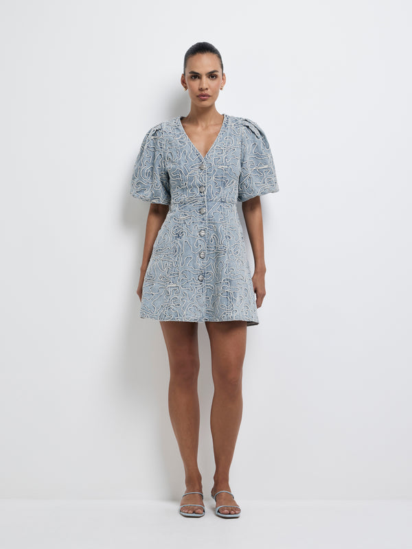 Size8 SHEIKE Haris Mini Dress Blue 1008183 Front Image