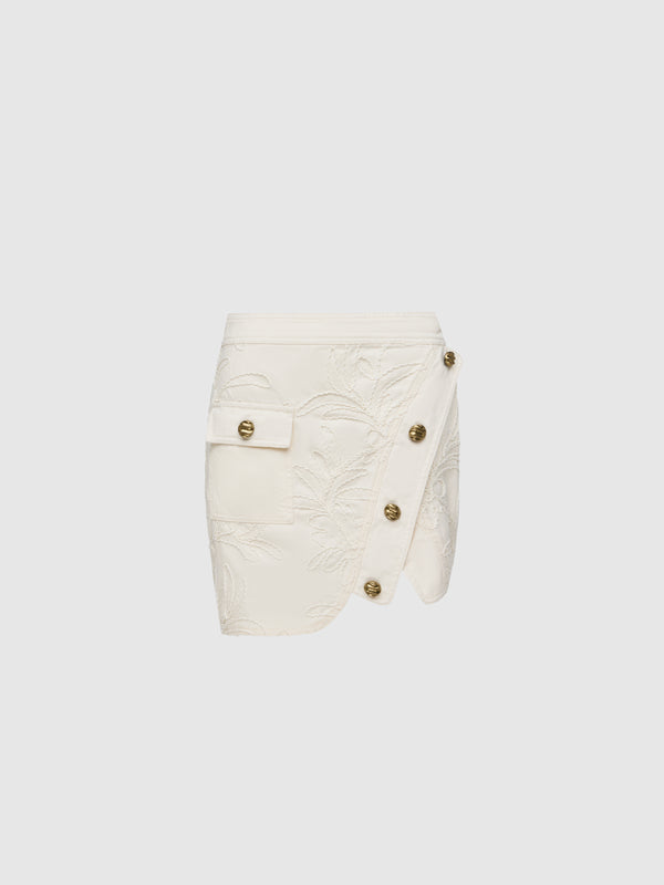 SHEIKE Maisie Mini Skirt Ivory 1008187 Ghost Image