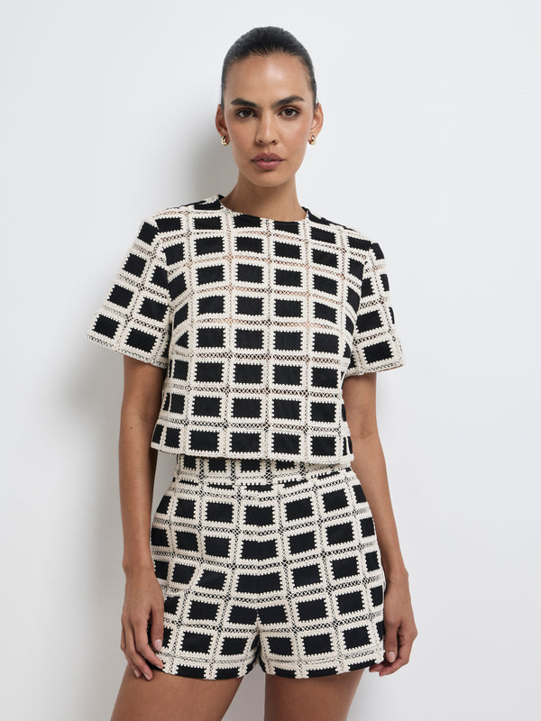 Size8 SHEIKE Agni Top Geo 1008204 Close Up Image