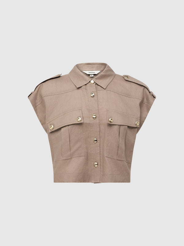 SHEIKE Celene Shirt Brown 1008205 Ghost Image