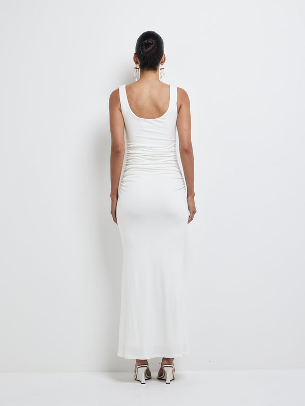 SHEIKE Liberty Midi Dress White 1008212 Back Image