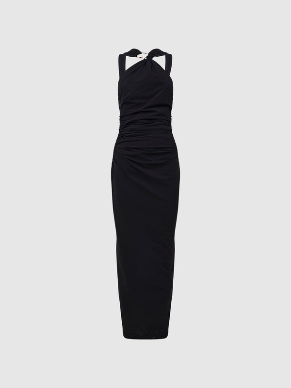 SHEIKE Jessa Midi Dress Black 1008221 Ghost Image