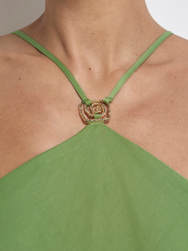 SHEIKE Anya Top Green 1008231 Fabric Image