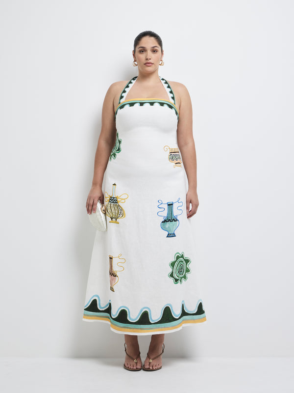 Size16 SHEIKE Rhodes Maxi Dress Print 1008245 Front Image