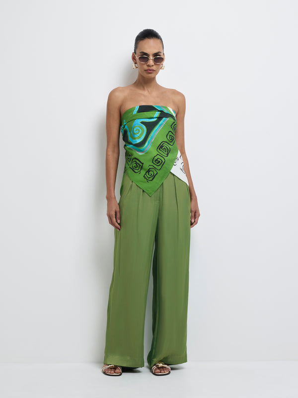 SHEIKE Anya Pant Green 1008236 Front Styling Image