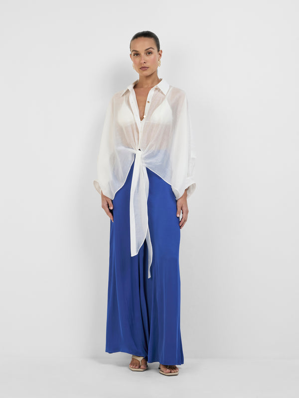 SHEIKE Camilla Shirt Ivory 1008273 Front Styled Image