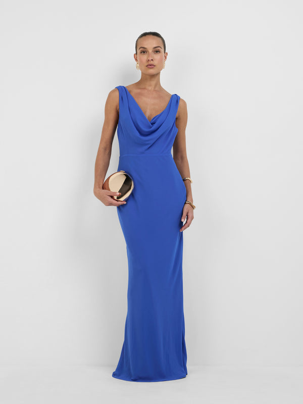 SHEIKE Everly Gown Cobalt 1008287 Styled Image